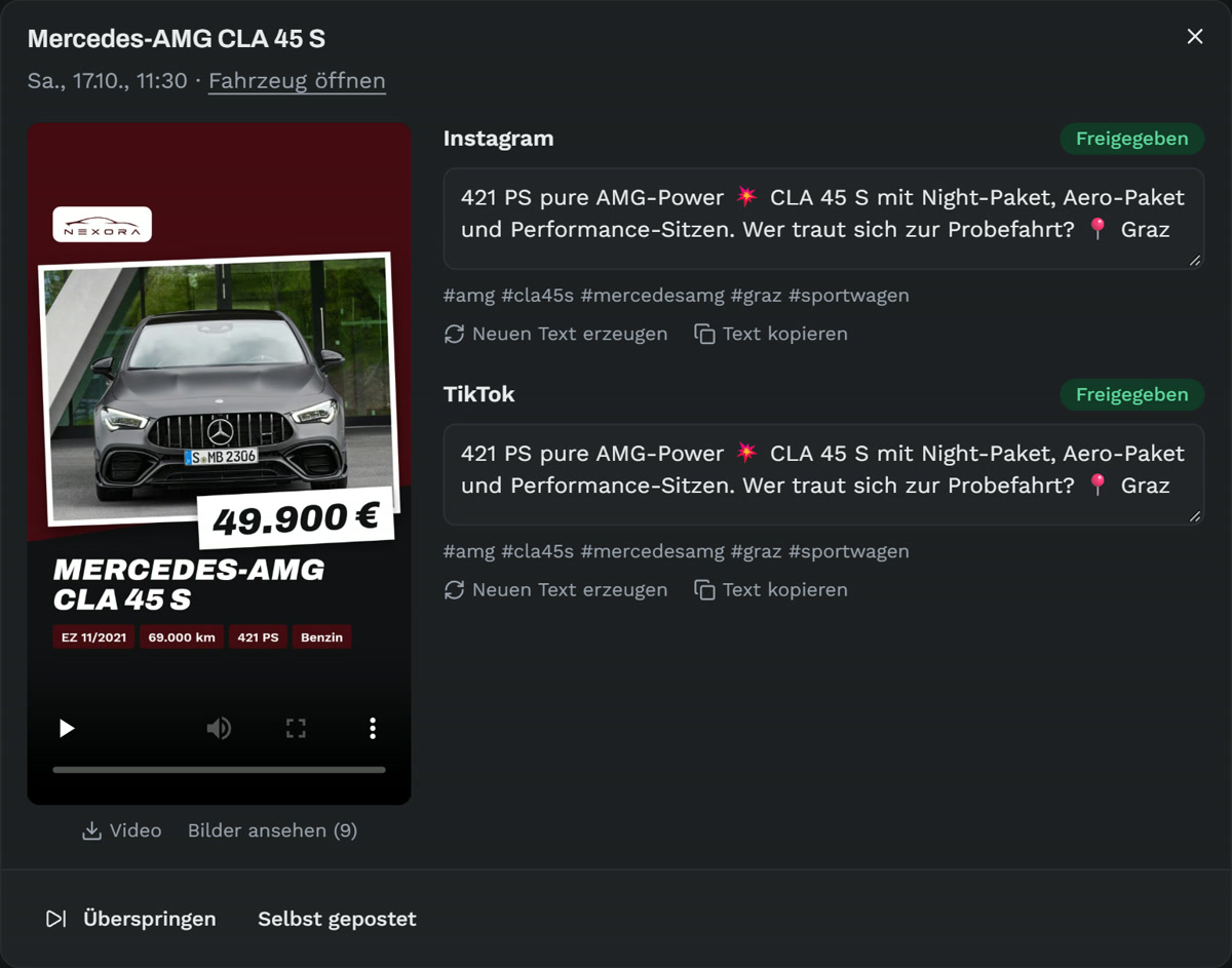 Jeder Beitrag zum Ansehen